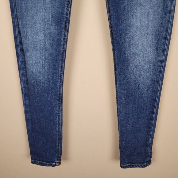 Acne Studios Size 23 Skin 5 Used Blue Skinny Cropped Jeans - Picture 4 of 11